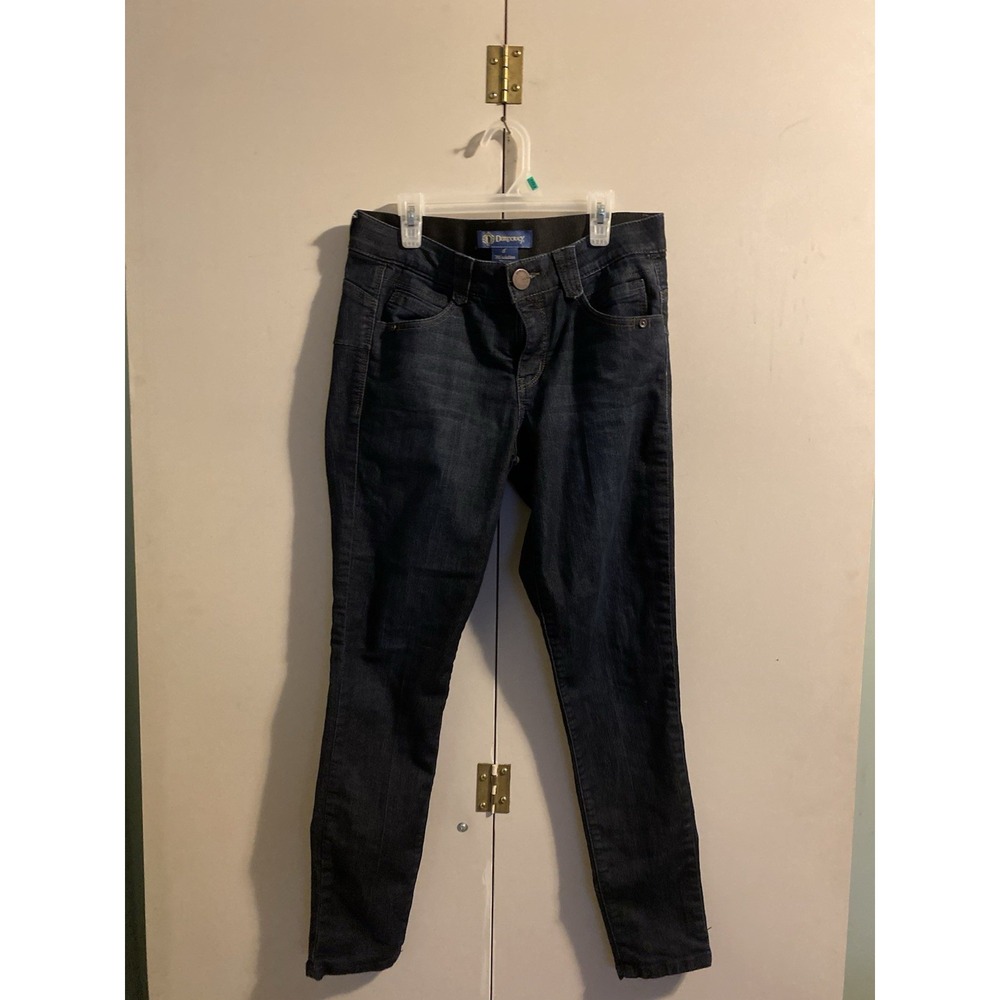 Democracy Ab solution Womens Skinny Jeans Size 6 Dark Wash Stretch Slim Shaping